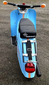 Simson von Hinten